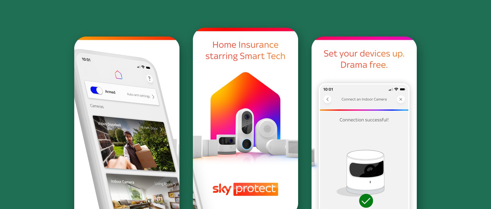 Sky app screens